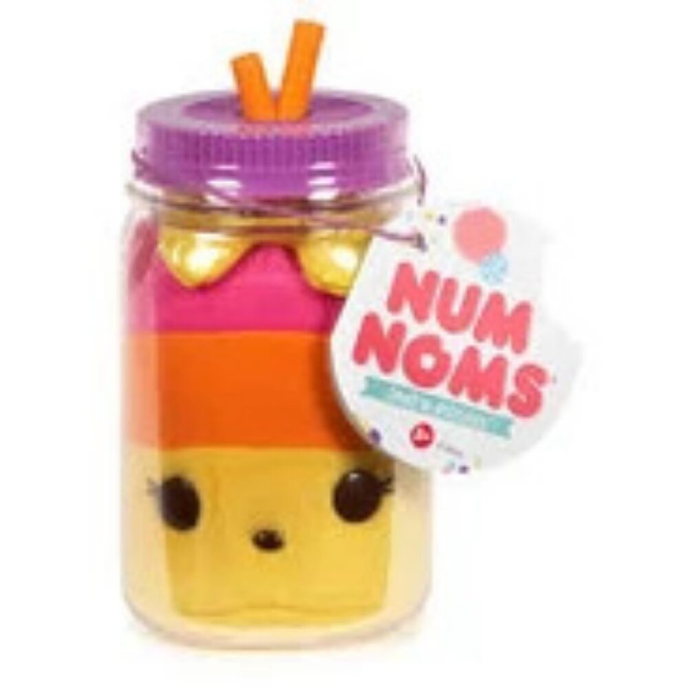 Num Noms Surprise in a Jar - TROPI-CALI POP orange yellow  NEW plush scented